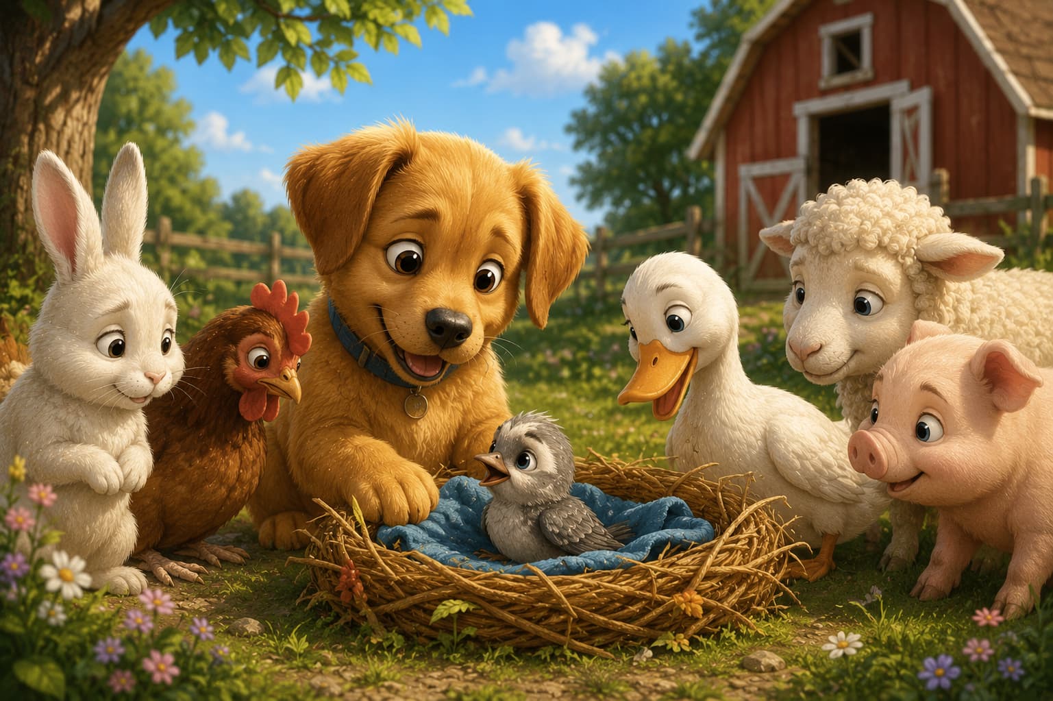 El perrito amable