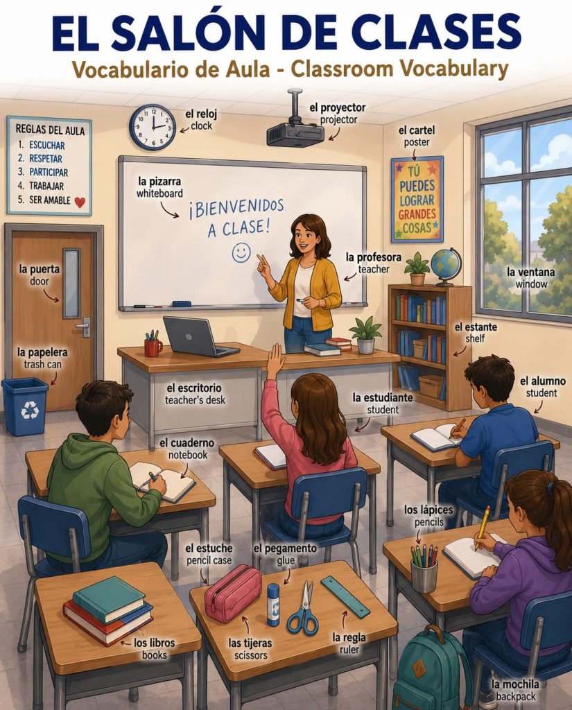 Salón de clases 8k